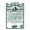 Image 1 : New York, Chicago & St. Louis Railroad Co. 1887 Specimen Bond