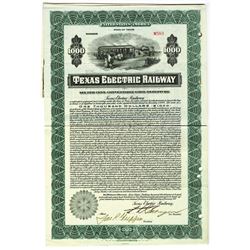 Texas Electric Railway 1917 I/C Bond
