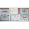 Image 1 : New Jersey and New York Railroad Stock and Bond Quintet, ca. 1874 to 1902.