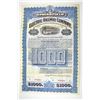 Image 1 : Springfield Electric Railway Company, 1897 Specimen Bond.