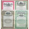Image 1 : Atlantic Coast Line Railroad Co., 1902 to 1940 Specimen Bond Quartet.