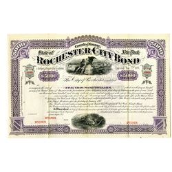 Rochester City 1888 Specimen Bond