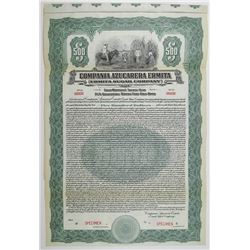Ermita Sugar Co. 1922 Specimen Bond