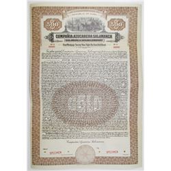 Salamanca Sugar Co. 1923 Specimen Bond