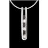 Image 1 : 14KW Gold .40ct. Sapphire / Diamond Necklace