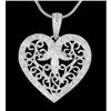 Image 1 : 14KW Gold Diamond Heart Pendant