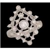 Image 1 : 14KW Gold .50ct. Diamond Filligree Ring