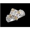 Image 1 : 14KW Gold Antique-Style Right Hand Ring