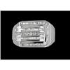 Image 1 : 14KW Gold Men's Diamond Ring