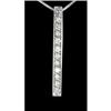 Image 1 : 14KW Gold Diamond Stick Pendant