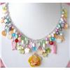 Image 1 : Multi Color Dangling Freshwater Pearl/ Silver 