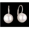 Image 1 : 14KW Gold Pearl Drop Earrings