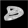 Image 1 : 14KW Gold Interlocking Diamond Heart Ring