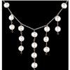 Image 1 : 14KW Gold Dangling Pearl Necklace
