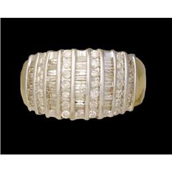 10K Gold Fancy 1.25ct. Diamond Ring