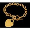 Image 1 : 14KY Gold Multi Link Heart Bracelet