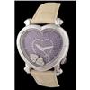 Image 1 : SWISS LADY'S GENUINE LEATHER DIAMOND WATCH