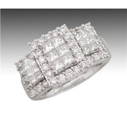 14KW Gold .50ct. Diamond Deco Style Ring
