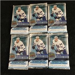 2017-18 UPPER DECK SERIES ONE HOCKEY CARD PACKS LOT (8 CARDS PER PACK)