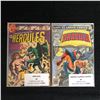 Image 1 : HERCULES #4 (CHARLTON COMICS 1968) & MARVEL CLASSICS COMICS #9 DRACULA (MARVEL COMICS 1976)