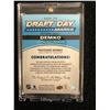 Image 2 : 2016-17 SP Game Used Draft Day Marks "M" Auto Patch THATCHER DEMKO Rookie 04/35