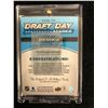 Image 2 : 2016-17 SP Game Used Draft Day Marks "K" Auto Patch THATCHER DEMKO Rookie 31/35