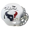 Image 1 : HOUSTON TEXANS DAVID JOHNSON AUTHENTIC SIGNED WHITE FULL SIZE SPEED REP HELMET BAS