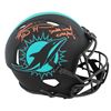 Image 1 : Ricky Williams Signed Dolphins Eclipse Alternate Speed Mini Helmet Inscribed "Smoke Weed Everyday" (