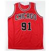 Image 3 : Dennis Rodman Signed Jersey (Beckett COA)