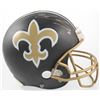 Image 1 : Brandin Cooks Signed Saints Full-Size Authentic On-Field Matte Black Helmet (JSA COA)