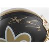 Image 2 : Brandin Cooks Signed Saints Full-Size Authentic On-Field Matte Black Helmet (JSA COA)