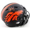 Image 1 : John Elway Signed Broncos Full-Size Authentic On-Field Eclipse Alternate Speed Helmet (Beckett COA)