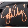 Image 2 : John Elway Signed Broncos Full-Size Authentic On-Field Eclipse Alternate Speed Helmet (Beckett COA)