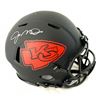 Image 1 : Joe Montana Signed Chiefs Full-Size Authentic On-Field Eclipse Alternate Speed Helmet (Beckett COA