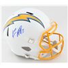 Image 1 : Keenan Allen Signed Chargers Full-Size Speed Helmet (Beckett COA)