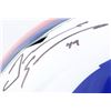 Image 2 : Tremaine Edmunds Signed Bills Full-Size Speed Helmet (Beckett COA)