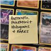 Image 2 : AUTHENTIC POKEMON "RARES, HTF & HOLOGRAMS LOT