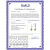 Image 2 : Genuine 2.5 ctw Peridot Earrings 14KT Rose Gold - REF-22M3T