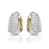 Image 1 : Natural 0.66 CTW Diamond Earrings 14K White Gold - REF-113R4K