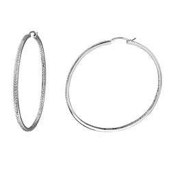 Natural 1.98 CTW Diamond Earrings 14K White Gold - REF-210R6K