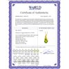 Image 2 : Genuine 2.03 ctw Peridot & Diamond Necklace 14KT Yellow Gold - REF-35A9K