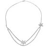 Image 1 : Natural 3.73 CTW Diamond Necklace 14K White Gold - REF-287W3H