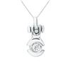Image 1 : Natural 0.19 CTW Diamond & Pendant 18K White Gold - REF-51F3M