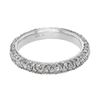 Image 1 : Natural 1.50 CTW Diamond Band Ring 14K White Gold - REF-110T7X