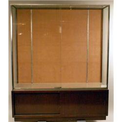 A CONTEMPORARY GLASS VITRINE