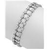 Image 1 : Natural 3.15 CTW Diamond & Bracelet 18K White Gold - REF-379F8M