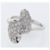 Image 1 : Natural 1.16 CTW Diamond Ring 18K White Gold - REF-171T9X