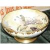 Image 1 : LIMOGES HAND PAINTED CENTER BOWL, 14" d