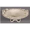 Image 1 : BELEEK OPENWORK BASKET, 9 1/2" long, co