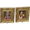 Image 1 : FRITZ MULLER (pair), 9"x7" o/p, tavern 